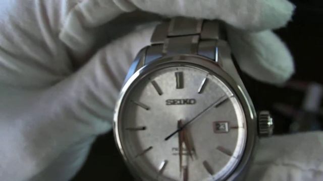 Seiko Presage SARX055 - титановый костюмник смотреть онлайн