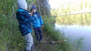 Рыбалка на реке Солза.