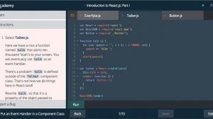 CodeCademy Tutorial: Introduction to ReactJS: Part 6