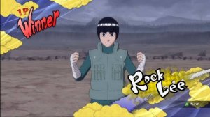 NARUTO SHIPPUDEN Ultimate Ninja STORM 2. Rock Lee vs Sasuke [ロック・リーVSサスケ]