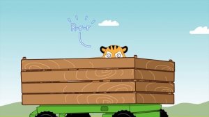 Learn Animal Sounds and Colors - The Blue Tractor - Educational Songs For Kids - Learn English