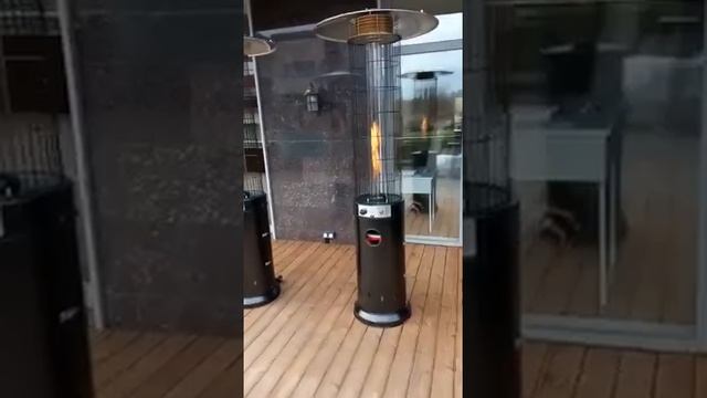 Уличный газовый обогреватель WWT 13D pro Black смотреть онлайн
