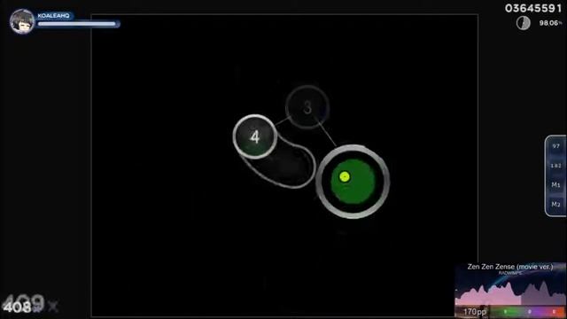 Zen Zen Zense by RADWIMPS osu! *CHOKE FC* смотреть онлайн
