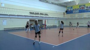 Волейбол. Подача. Тренировка команды Воронежской области. Часть 9
