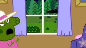 ALIEN TURNS PEPPA PIG FAMILY INTO ZOMBIES - PEPPA PIG APOCALYPSE