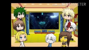 Mha + frisk and sans react to Pacific rim| original | gacha