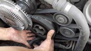 Состояние демпфера коленвала BMW E46 M47N