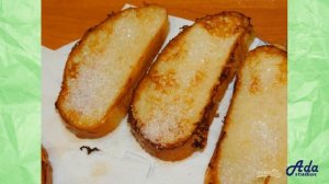 Французские сладкие гренки Рецепт, пошаговый, как приготовить, видеорецепт