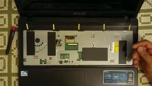 ASUS X55A - How To Replace A Laptop Keyboard