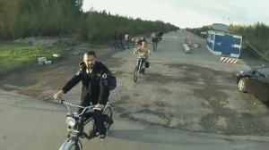 Осень 2015 года - очередная velo прогулка по юзу. Велосипед chopper  cruiser  (chopper cruiser)