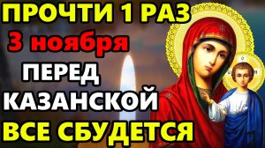 3 ноября ПРОЧТИ 1 РАЗ ЭТУ МОЛИТВУ ПЕРЕД КАЗАНСКОЙ И ВСЕ СБУДЕТСЯ! Молитва Казанской иконе Богородицы