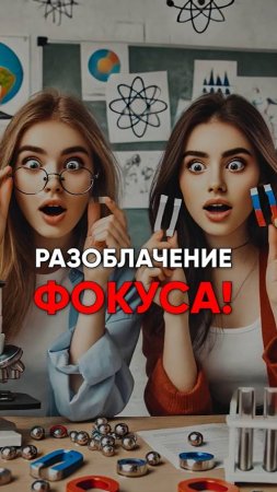 🧲💫 Разоблачение фокуса с МАГНИТАМИ!