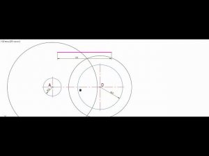 Внутреннее сопряжение двух окружностей
