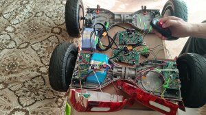 Прошивка платы гироскутера под радио управление RC. Демо видео к заказу для V.