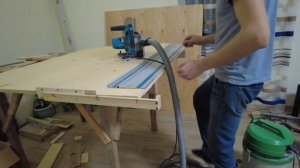 Шаблон для быстрой нарезки полос погружной пилой.