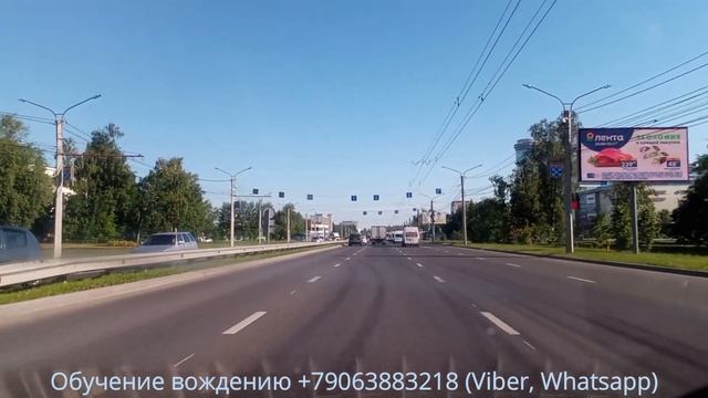 Экзаменационный маршрут ГИБДД Чебоксары, июнь 2022. смотреть онлайн