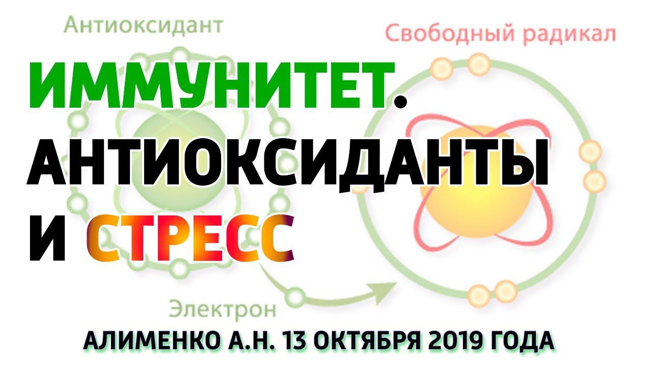 Иммунитет. Антиоксиданты и стрессовые реакции. Алименко А.Н. (13.11.2019)