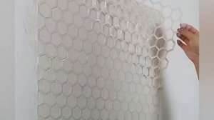 Трафарет для штукатурки 1мм "соты"