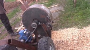 мой щепорез в работе