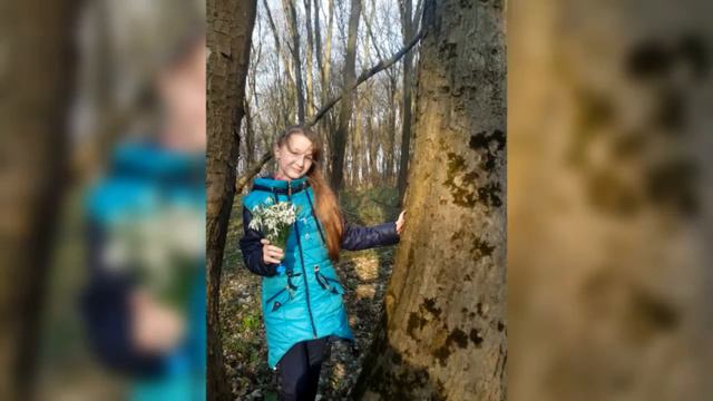 В лісі з подругою на підсніжниках!  Зайшли в ресторан. Грошове дерево!!! 29.03.17