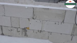 Как ведёт себя недострой из газобетона на пучинистых грунтах зимой / Качество газобетона.