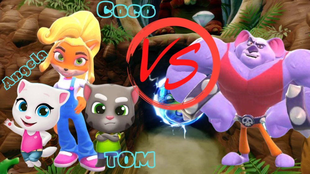 Кошечка Анжела,говорящий кот Том и Коко против Коала-Конга смотреть онлайн