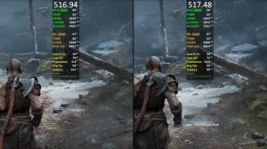 Nvidia Drivers (516.94 vs 517.48) RTX 3060 Test in 9 Games
