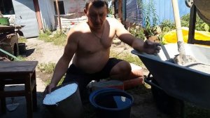 Полы по грунту - полистиролбетон -  заливка пола своими руками - пол по грунту