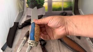 Выставка ножей по наличию - продажа! Нержавеющий Дамаск | S390 | Elmax | 95X18