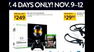 Gamers Guide - Walmart's Black Friday Ad 2017, Xbox One S, PS4. Xbox One X, Games