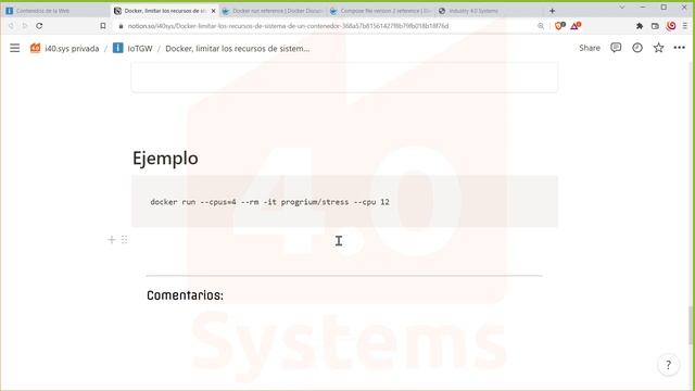 Docker, limitar los recursos de sistema de un contenedor смотреть онлайн