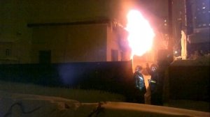 Пожар в ТП короткое замыкание электричество дуга