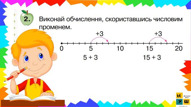 Математика 1 клас Урок 80 Обчислення виду 13 + 2. Задачі різних типів з одним сюжетом. Листопад смотреть онлайн