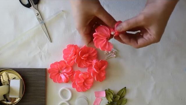 Резинки для волос из атластных лент своими руками смотреть онлайн