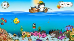 Детская рыбалка. Обучающая игра для малышей.