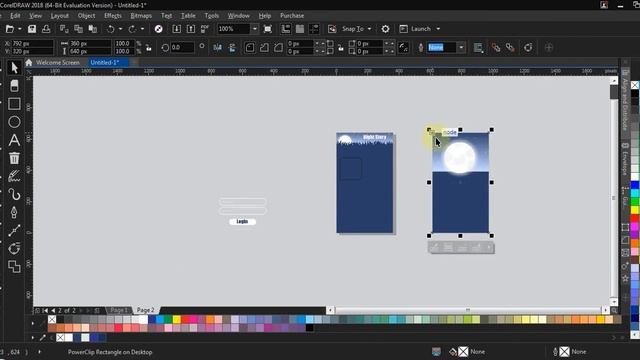 Mobile Application UI/UX Design 2021 With Corel Draw смотреть онлайн