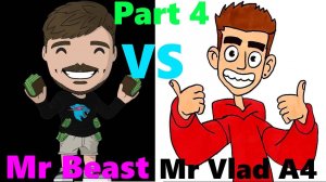 Мистер Бист vs Влада А4|Часть 4|Mr. Beast vs Vlad A4 |Part 4 #MrBeast #ВладА4 #ВладБумага