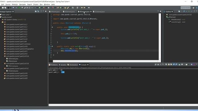 Java Fundamentals and OOP Part II (4 of 7) Access Modifiers смотреть онлайн