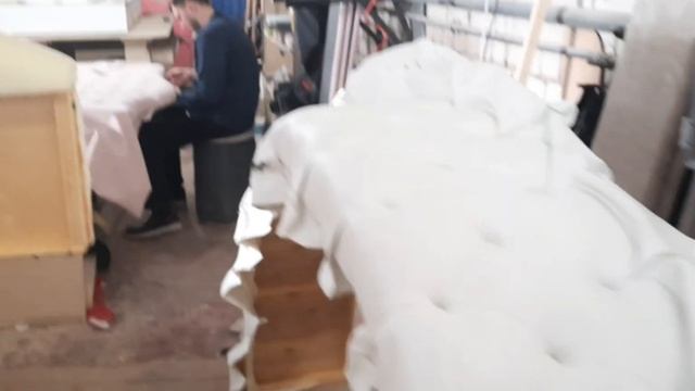 Перетяжка (РЕСТОВРАЦИЯ ) кровати (круглая кровать) Каретная стяжка.
