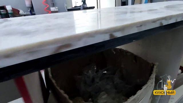 Столешница из искусственного камня Staron (Samsung). От заготовки до готового изделия за 4 минуты! смотреть онлайн