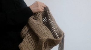 Летняя стильная вязаная сумка из джута