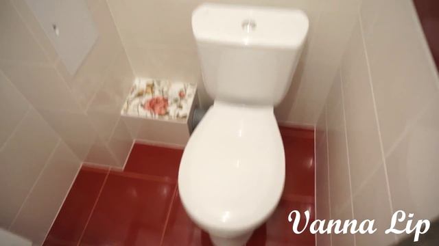 Гостевой туалет в красно-белом стиле / Vanna Lip / Ванна лип смотреть онлайн