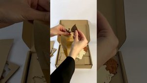 Объемная карта мира из дерева/WoodenCountry