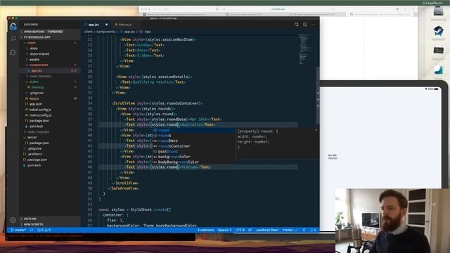 Programming a new simple app in React Native - March 6th livestream смотреть онлайн