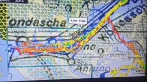 Немецкие карты до затопления Рыбинского вдхр на приборе Гармин эхомап 93