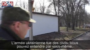 Destructions suite aux bombardements nocturnes de l'armée ukrainienne sur Yasnoye (RPD) - 01.03.2017