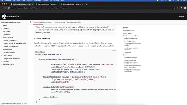 Automatiko:: Getting Started with Workflow Java DSL смотреть онлайн