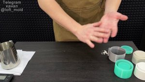 Молд «Стакан 8/5» силиконовая форма для гипса и бетона. Свечи своими руками. Форма стакана