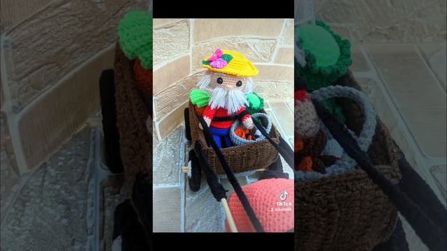 осенняя поделка в школу. лошадка крючком, авторская работа.