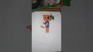 Мои рисунки 44 котёнка! (1 часть)